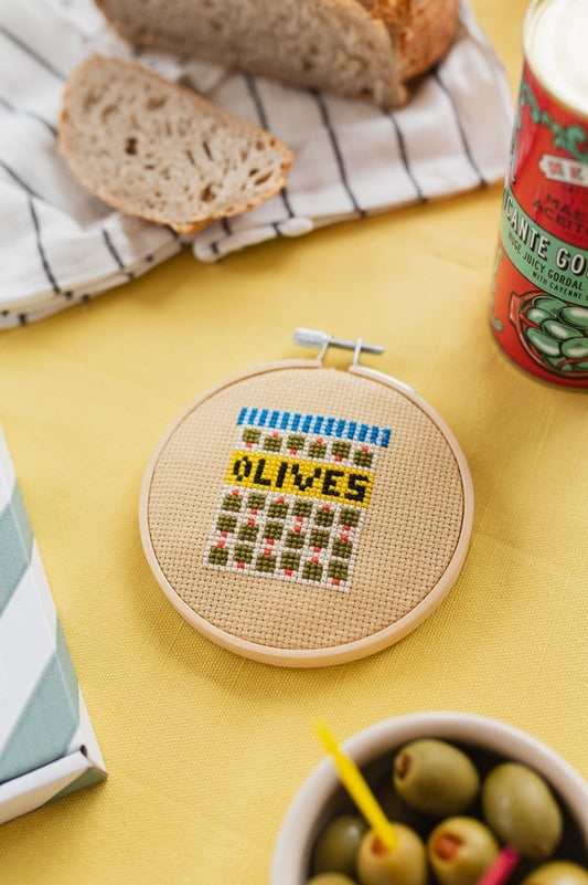OLIVES CROSS STITCH KIT