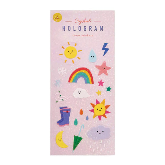 WEATHER HOLO STICKERS