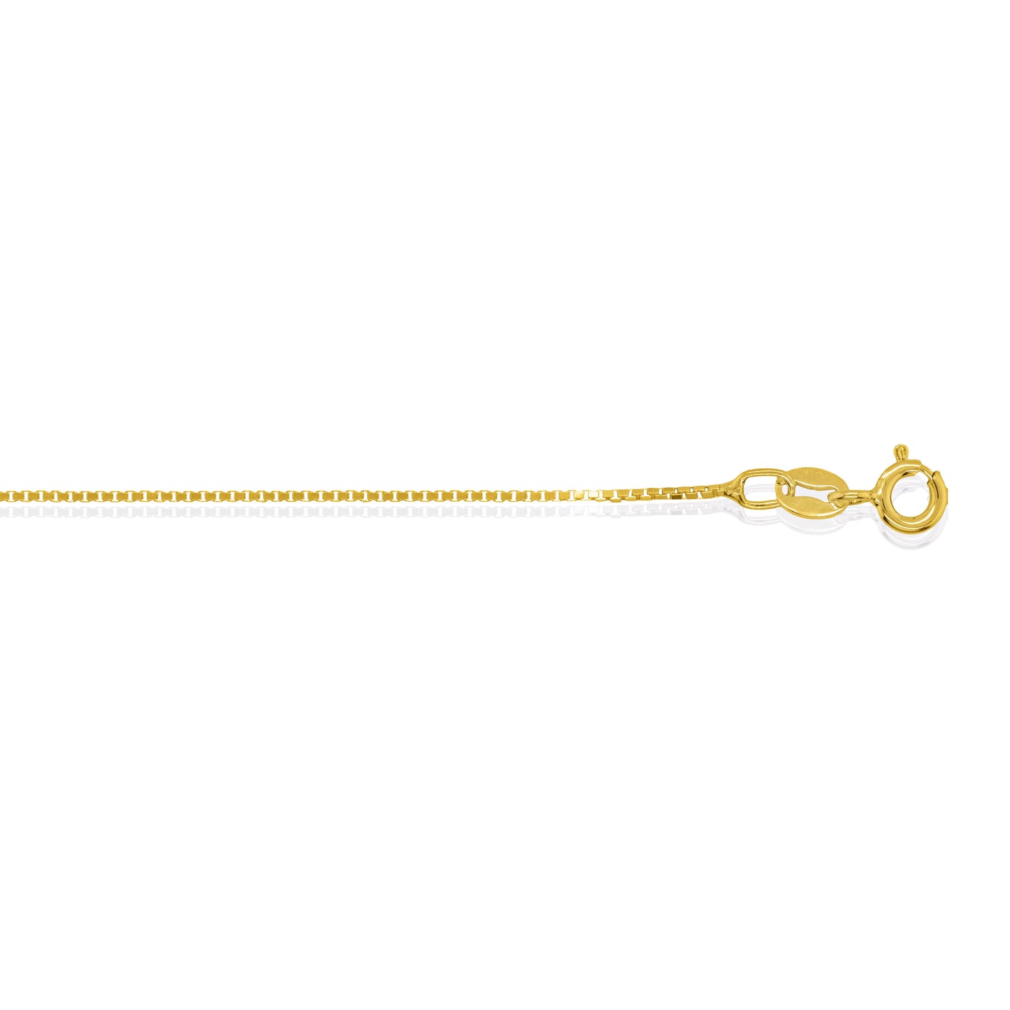 28" GOLD BOX CHAIN