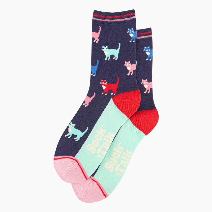 SOCK TALK CREW SOCKS