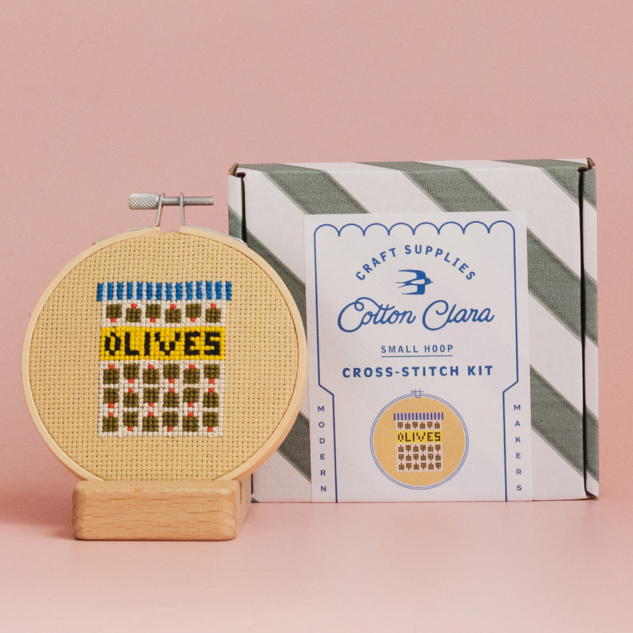 OLIVES CROSS STITCH KIT