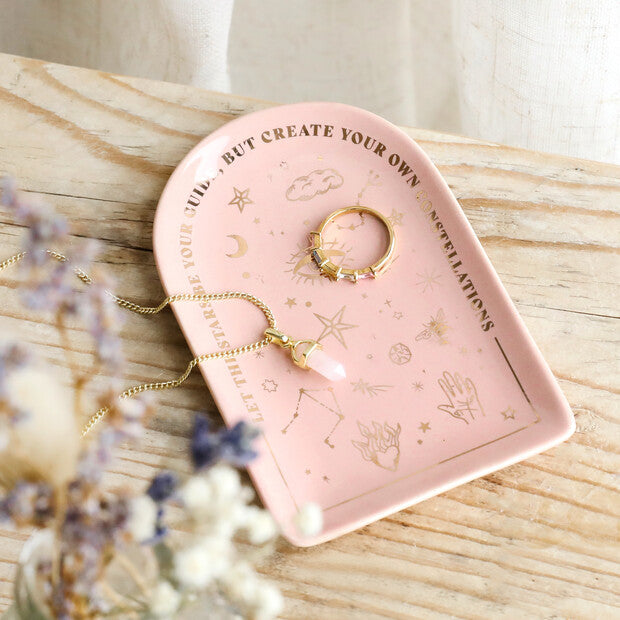 PINK CELESTIAL TRINKET DISH
