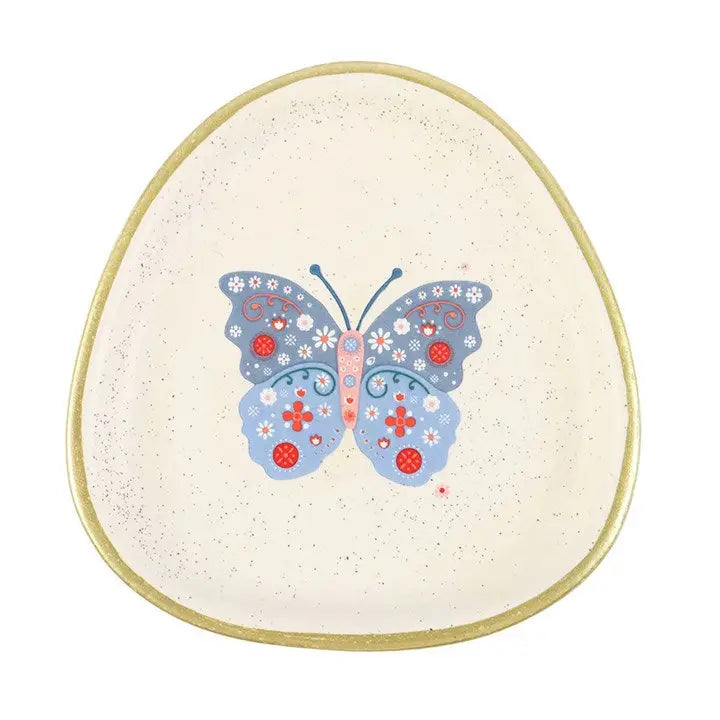 FLORAL INSECT TRINKET DISH