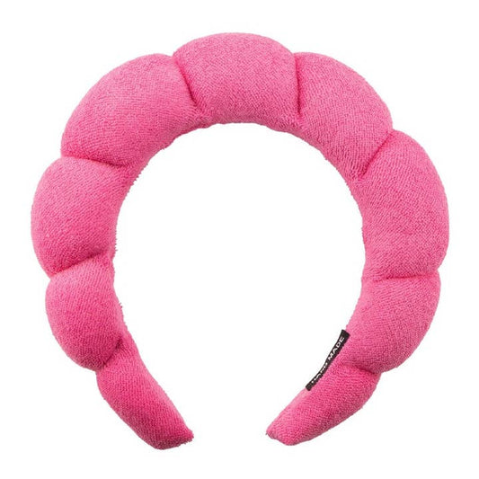 HOT PINK SPA HEADBAND & WRISTBAND SET