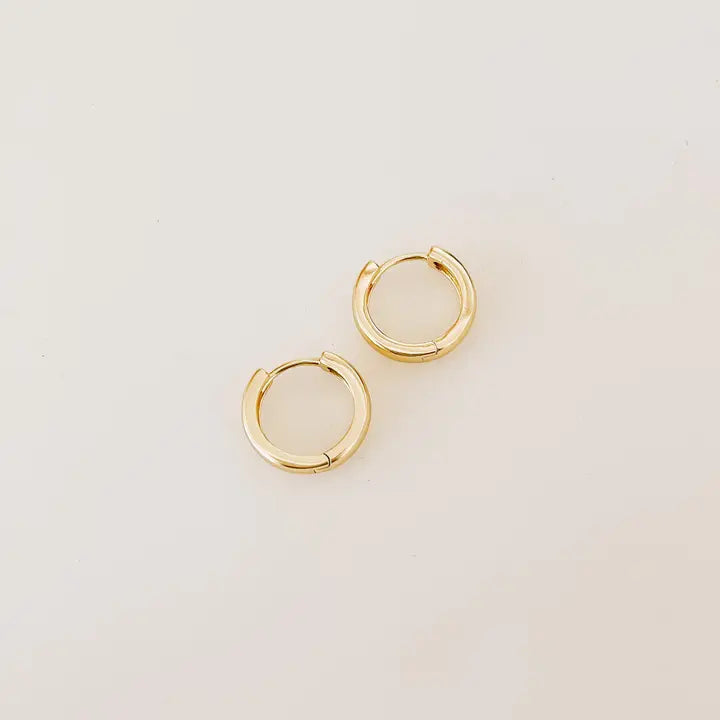 GOLD BBY HOOPS 12MM