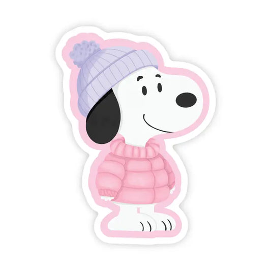 COZY SNOOPY STICKER