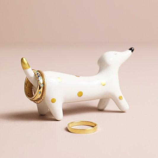 SAUSAGE DOG RING HOLDER