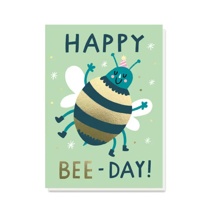 HAPPY BEE-DAY CARD