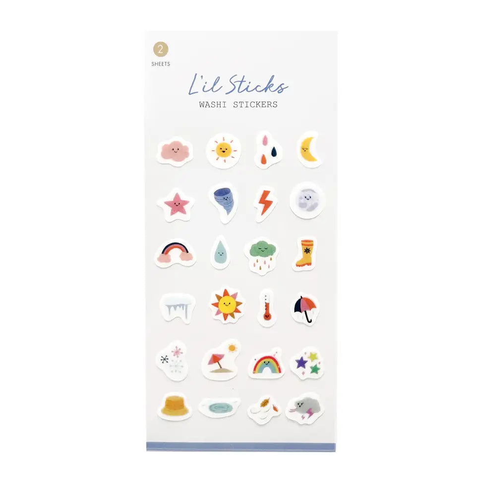 WEATHER L'IL WASHI STICKERS