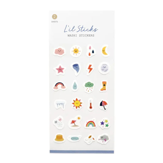 WEATHER L'IL WASHI STICKERS