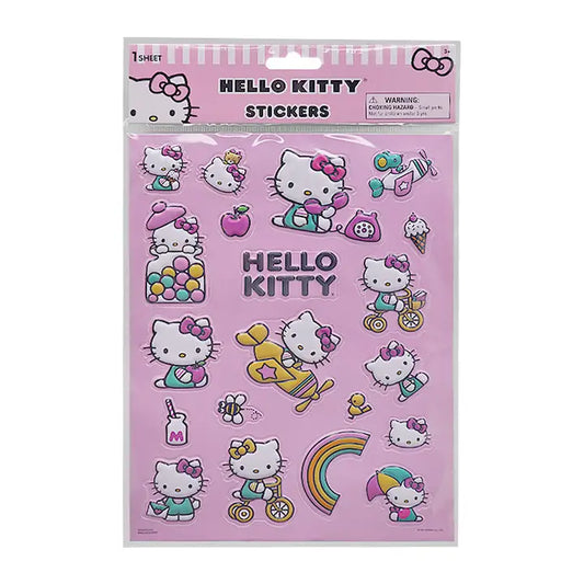 HELLO KITTY PUFFY STICKER SHEET