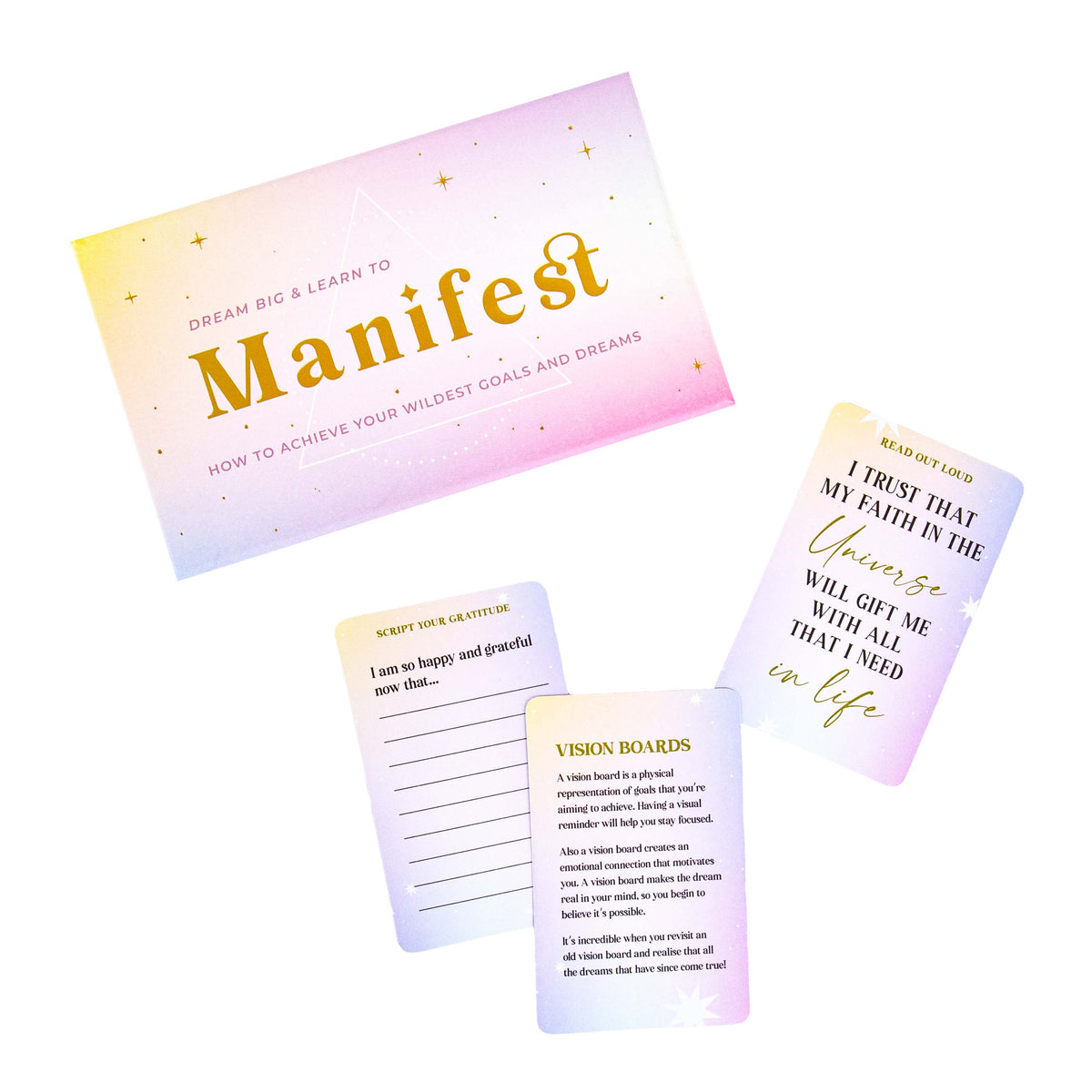 MANIFEST CARDS