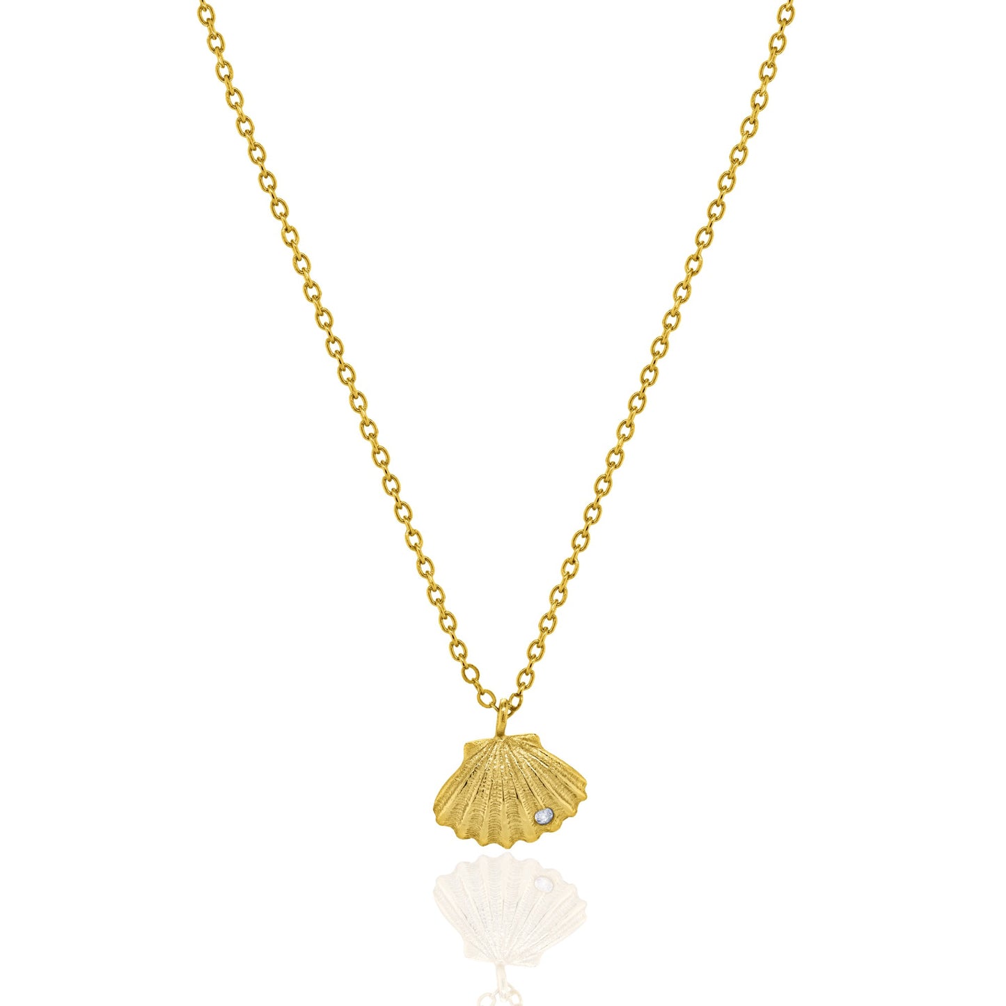 SEASHELL CRYSTAL NECKLACE