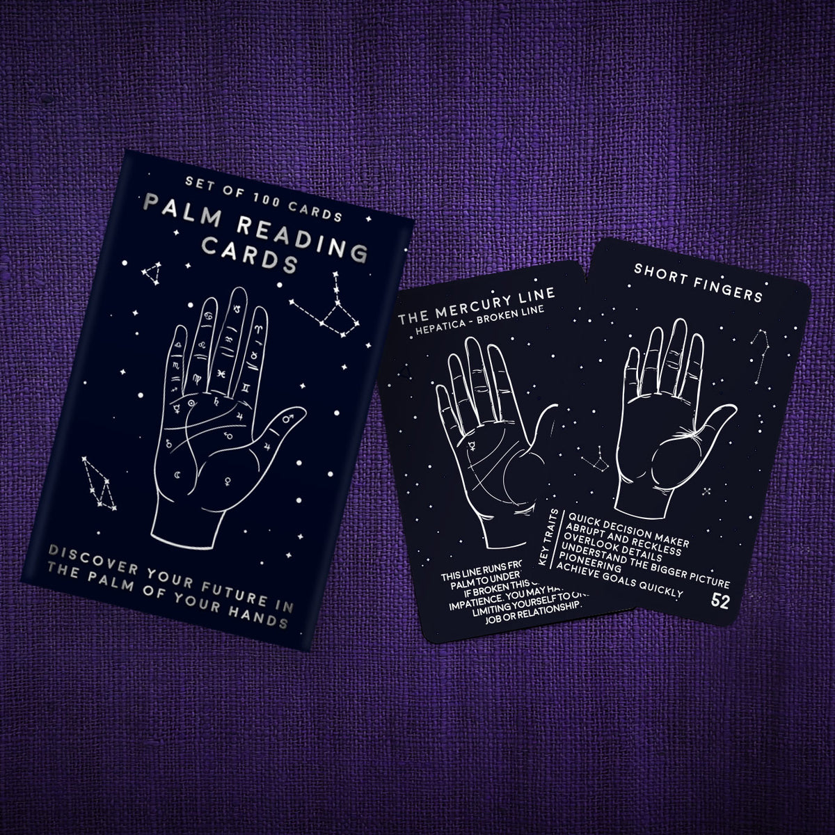 PALM READING CARDS