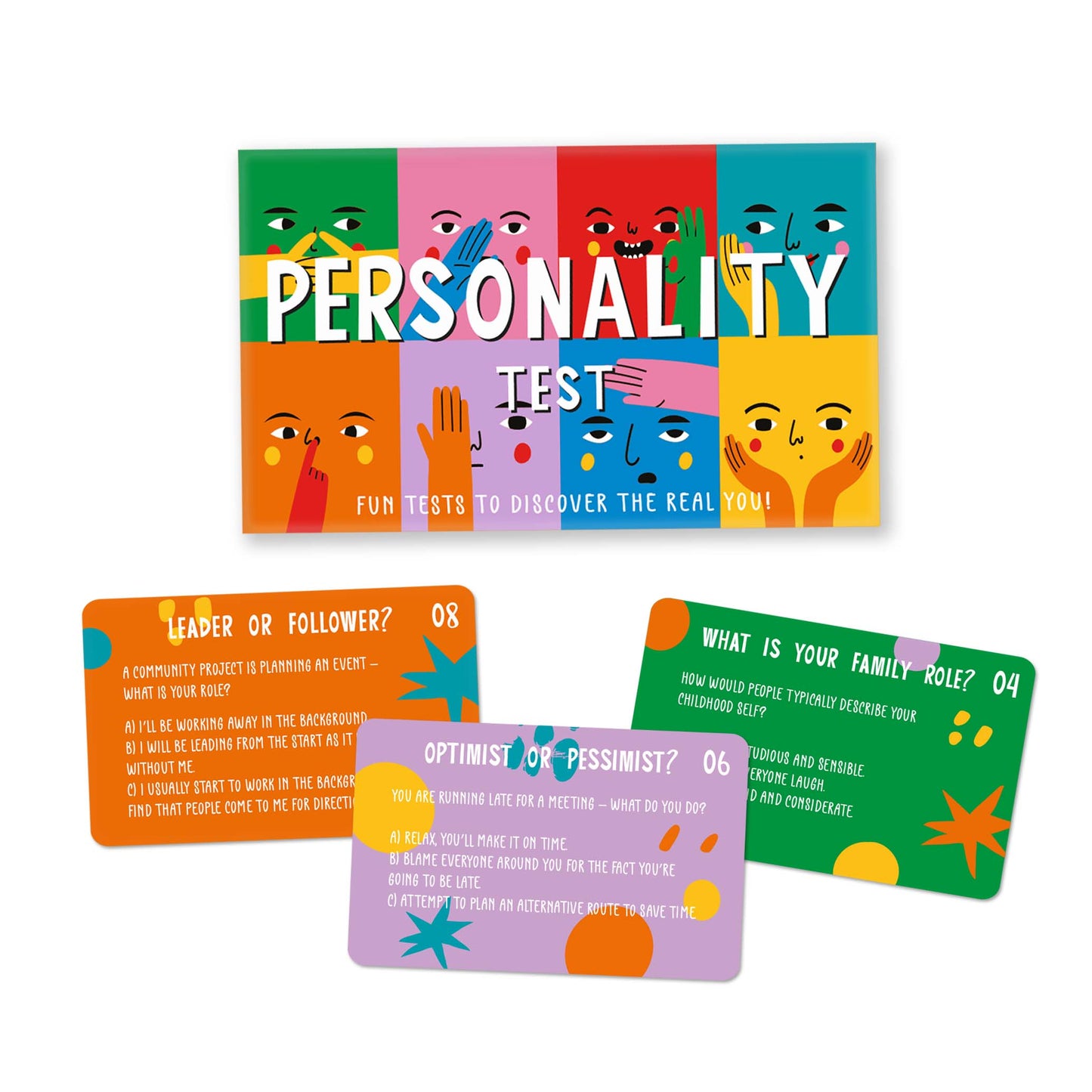 PERSONALITY TEST CARDS