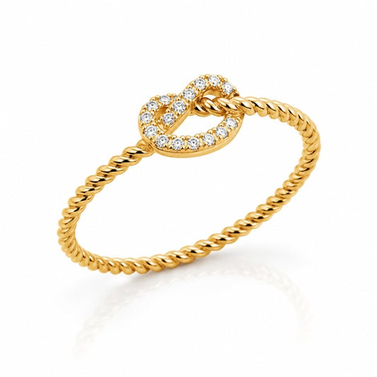 LOVEKNOT RING in GOLD