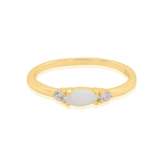 GOLD OPAL RING