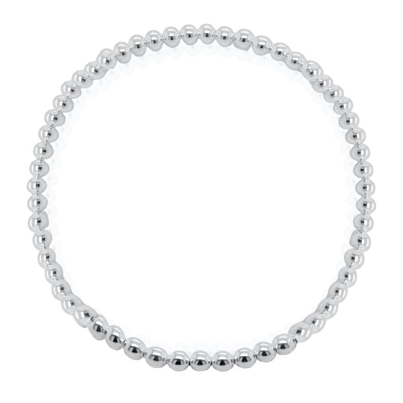 3MM SILVER BALL BRACELET