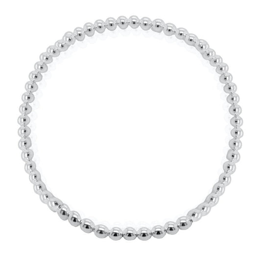 3MM SILVER BALL BRACELET