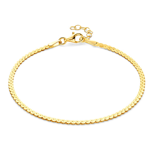 GOLD SERPENTINE CHAIN