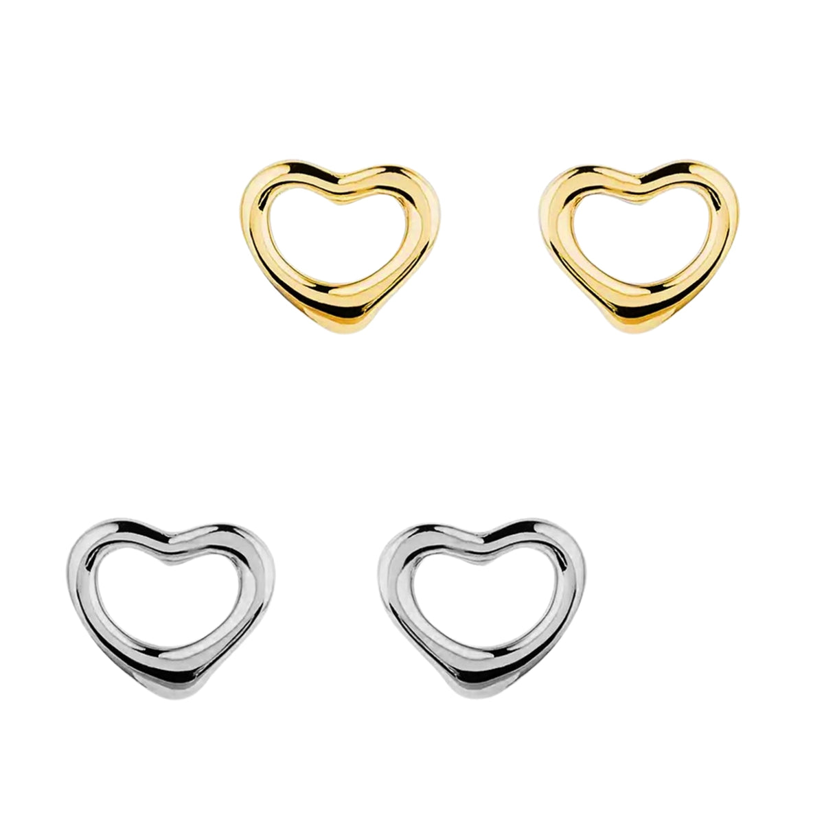 OPEN HEART STUDS