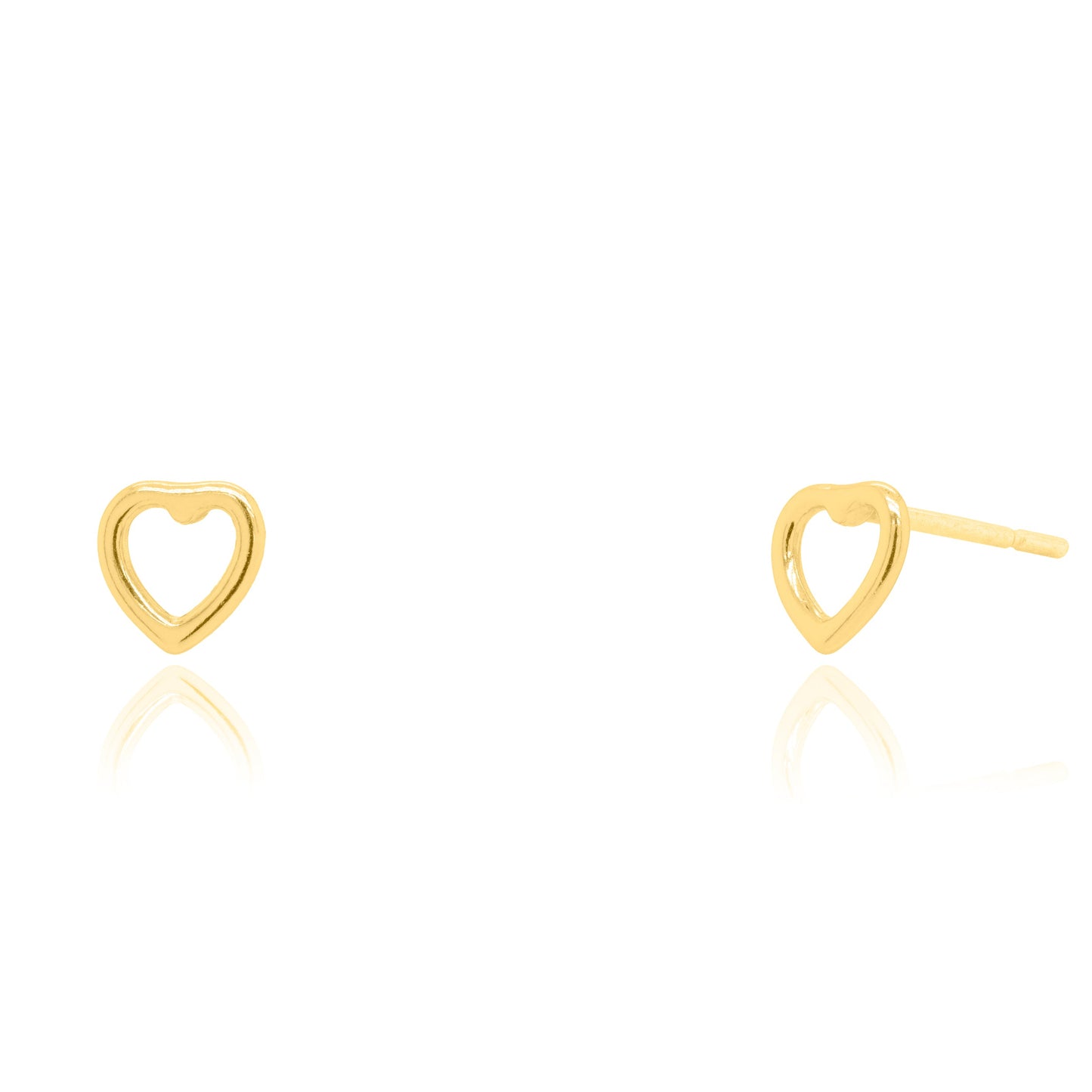 MINI OPEN HEART STUDS