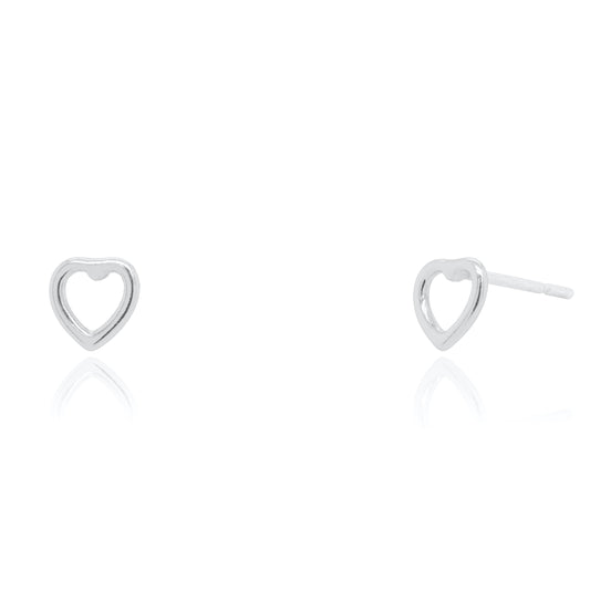 MINI OPEN HEART STUDS
