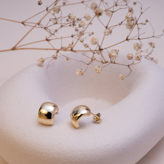 CHUNKY DOME STUDS in GOLD