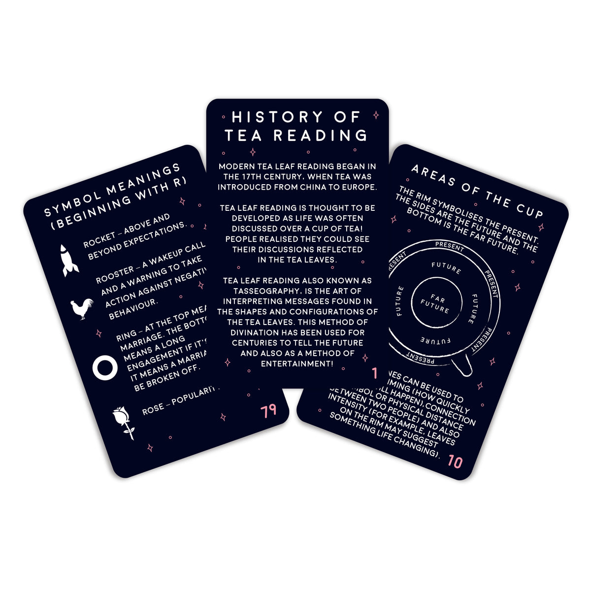 TEA LEAF READING CARDS