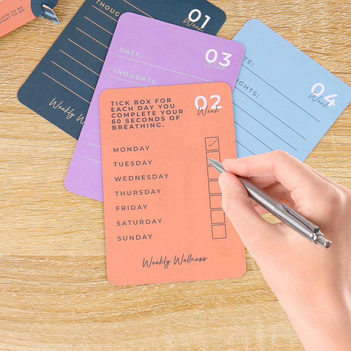 WEEKLY WELLNESS CARDS - MINDFULNESS