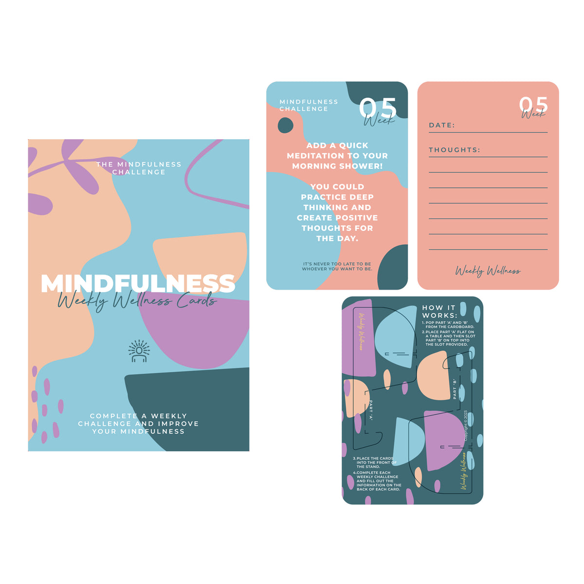 WEEKLY WELLNESS CARDS - MINDFULNESS